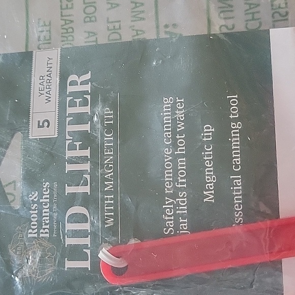 Roots & Branches Canning Lid Lifter with Magnetic Tip New - Picture 2 of 4